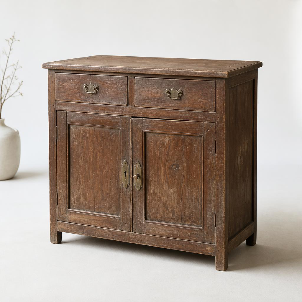 Cabinet before restoration